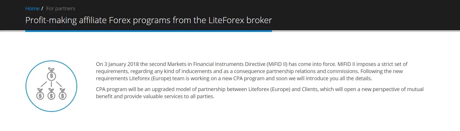 White broker LiteForex