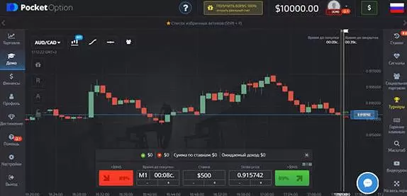 Platform for trading broker Pocket Option