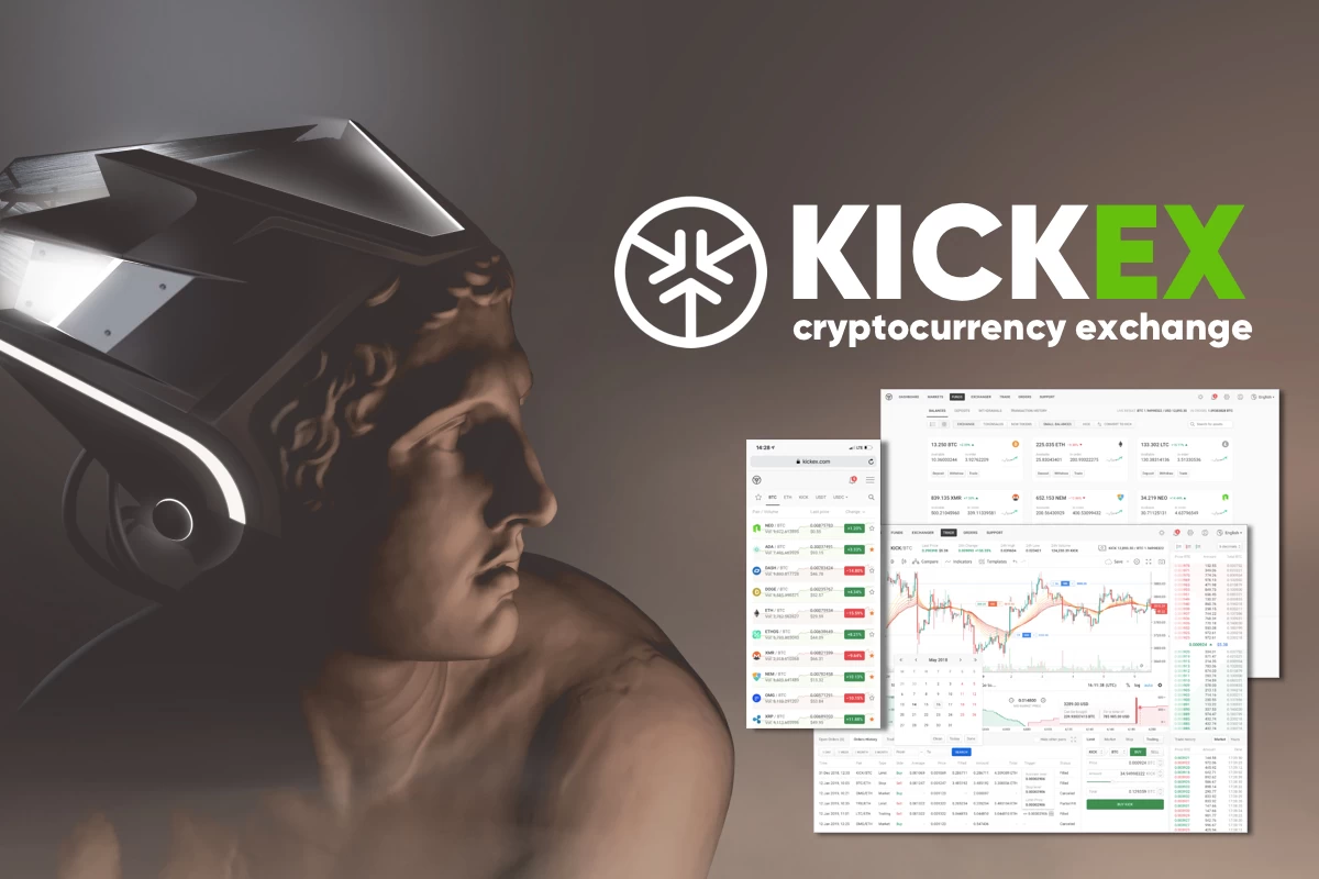 Сайт компании Kickex 