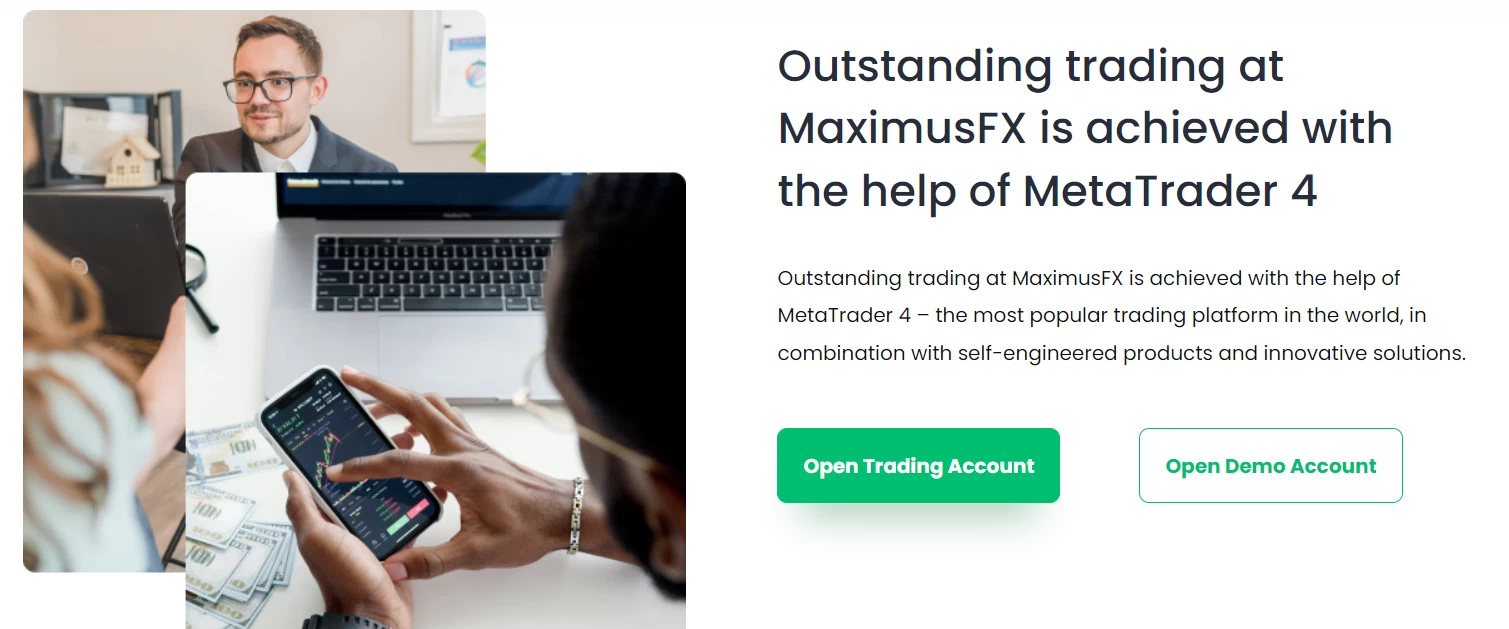 Plateforme de trading MaximusFX Broker