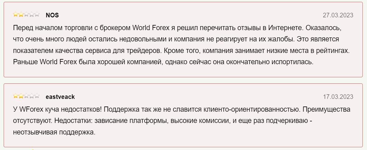 Reviews of the World Forex Scam