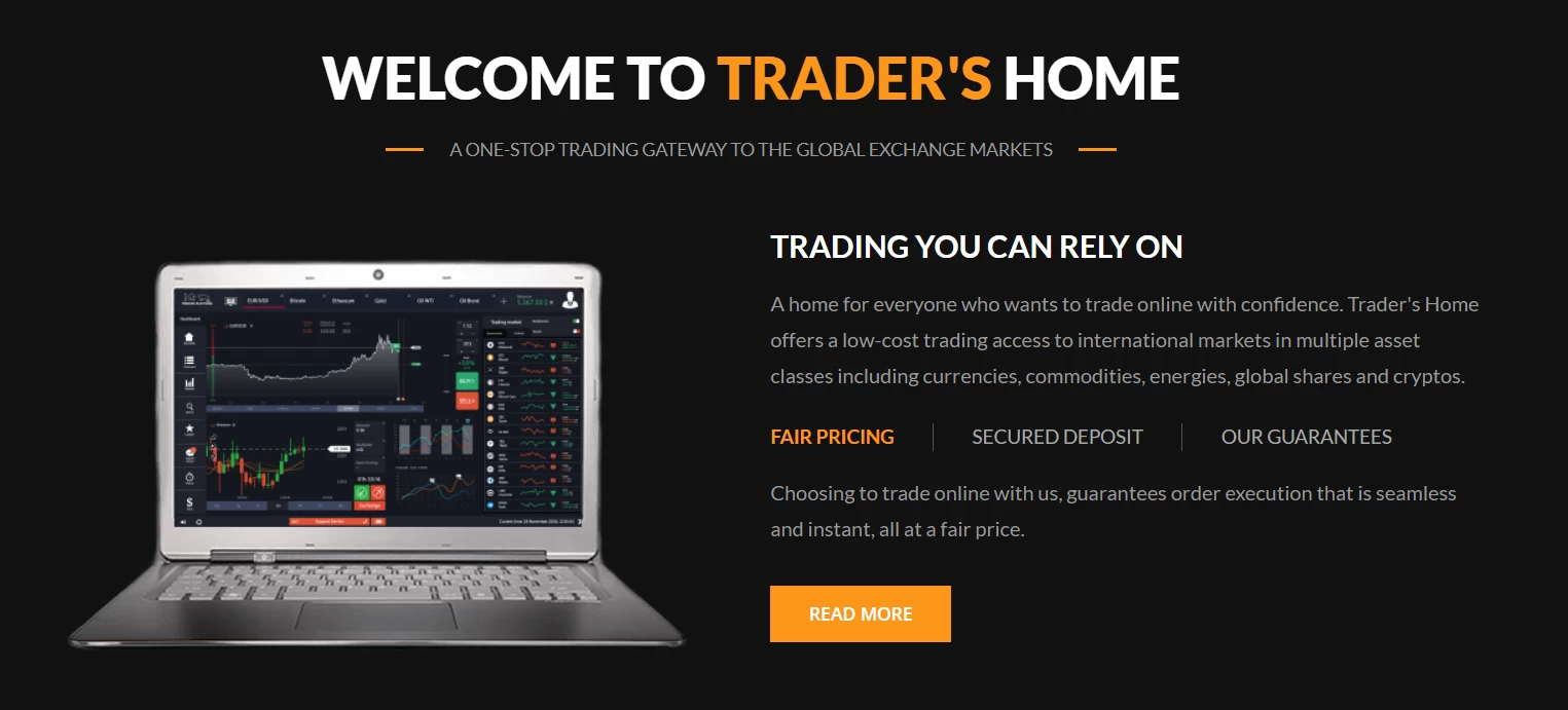 Opportunités de trading du courtier TradersHome