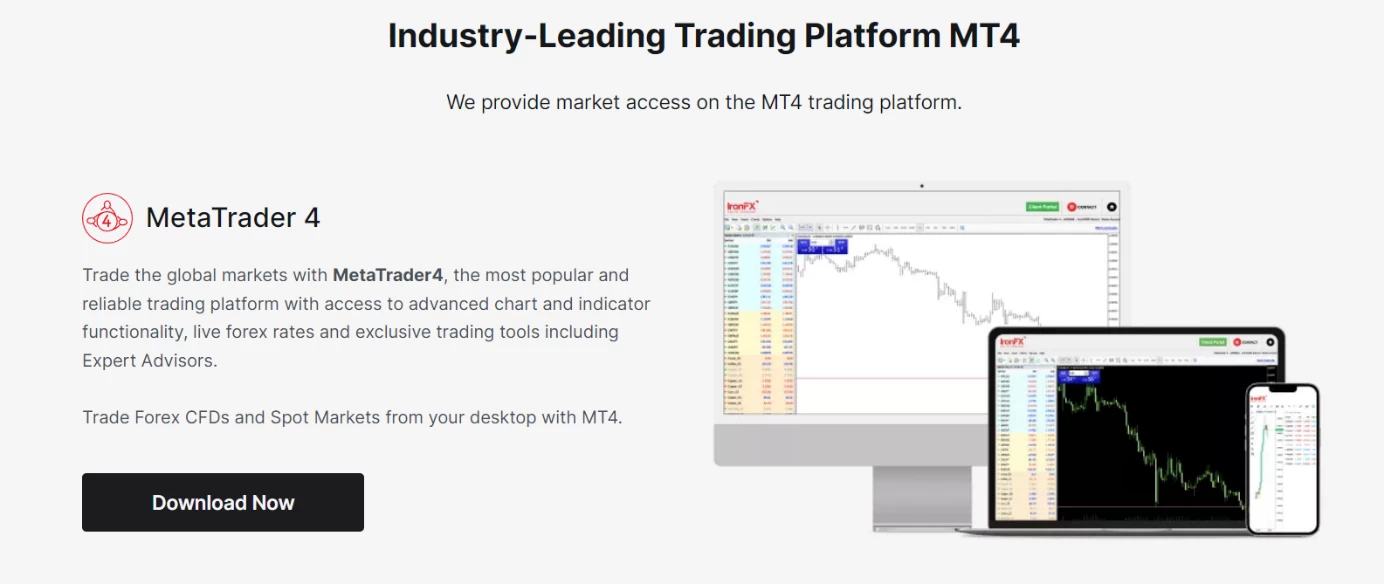 IronFX Broker Trading Platform