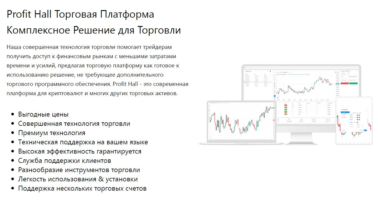 Profit Hall платформа для обучения